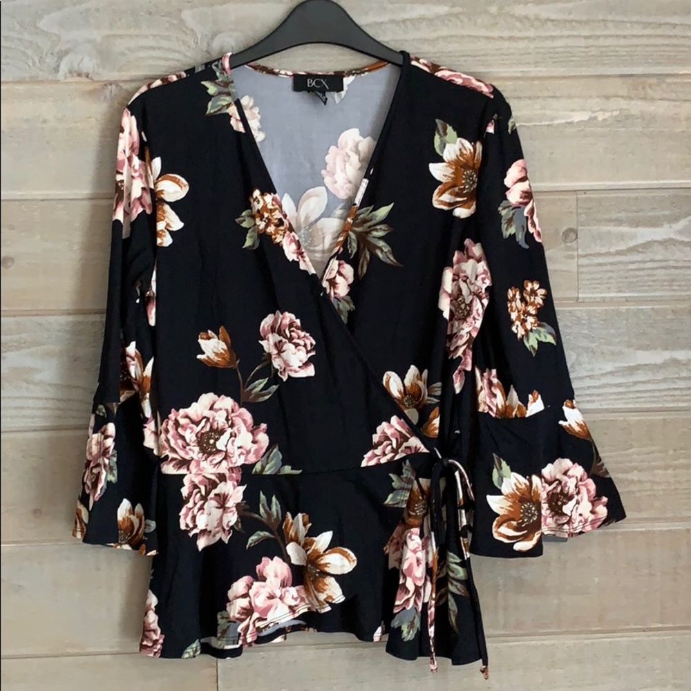 Peplum Wrap Top